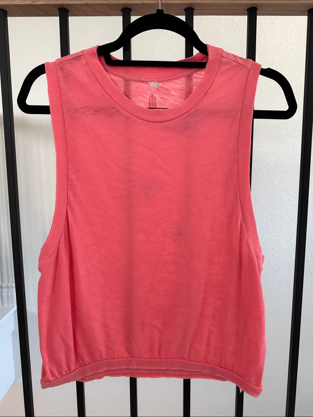 FP Movement by Free People Coral Crewneck Muscle Tank